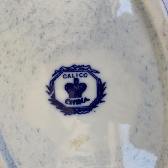 Duck, blue, glazed ceramic, Vintage - Picture 4 of 8